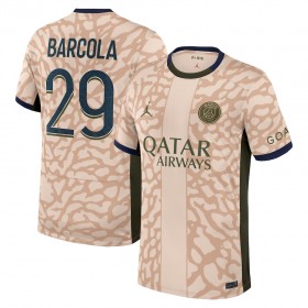 Goedkope Paris Saint Germain Bradley Barcola 29 Jordan Vierde Shirt 2023-24
